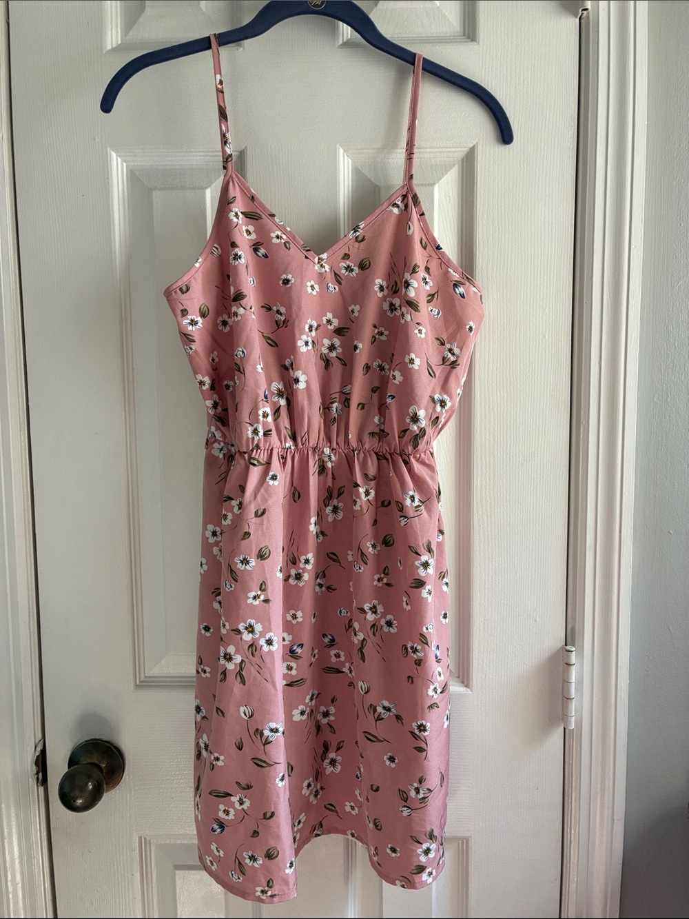 SHEIN Pink Floral Mini Dress